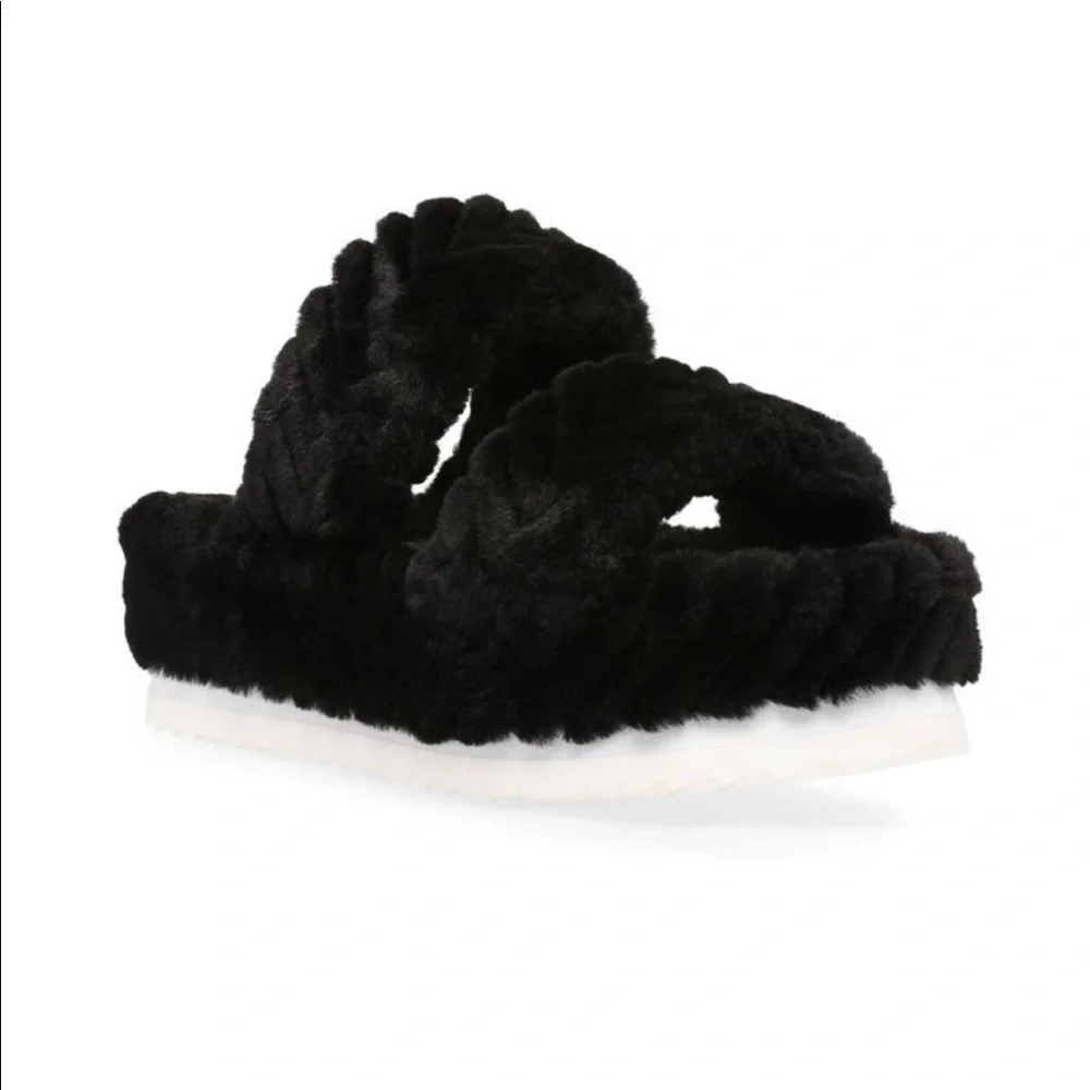 STEVEN New York french black slide Size 8 - Picture 2 of 5